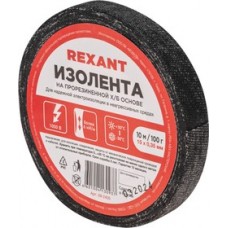 Изолента ХБ Rexant 15 х 0,35 мм, (ролик 10 м/100 г) (1-ПОЛ)