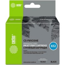 Картридж струйный Cactus CS-F6V25AE 480стр 652 черный