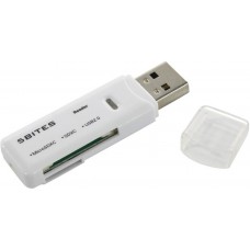 Устройство ч/з карт памяти 5bites RE2-100WH USB2.0 0 / SD / TF / USB PLUG / WHITE