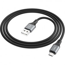 Кабель Hoco X86 Micro Spear USB (m)-micro USB (m) 1м черный коробка