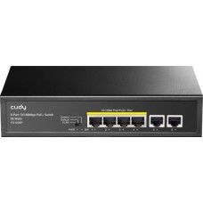 Коммутатор Cudy FS1006P (L2) 6x100Мбит/с 4PoE+ 60W неуправляемый