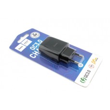 Блок питания HOCO C72Q Glorious QC3.0 один USB порт, черный