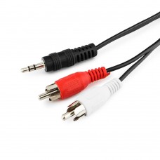 Кабель аудио Gembird CCA-458-2.5M, джек3.5 / 2xRCA, 2.5м