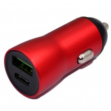АЗУ USB-C 3,0A DENMEN DZ10 (1USB, TYPE-C, QC 3.0, PD) красный