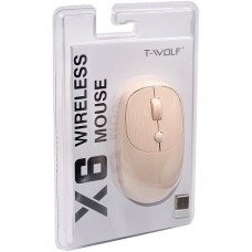 Мышь беспроводная T-WOLF X6 розовый