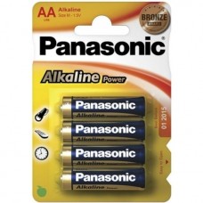 Батарейки AA (LR6) 004шт. Panasonic Alkaline Power BL4