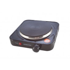 Электрическая плитка Centek CT-1506 (черный)  1конф ЧУГУН 155мм, 1000Вт, индикатор работы