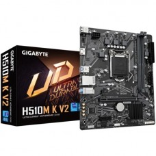 Материнская плата Gigabyte H510M K V2 (rev. 2.0), LGA 1200, Intel Q470, 2xDDR4, 2xSATA, 1xM.2, 1xPCI