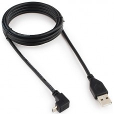 Кабель USB 2.0 Pro Gembird/Cablexpert CCP-mUSB2-AMBM90-6, AM/microBM 5P, 1,8м, угловой, экран, черны