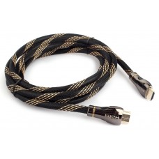 Кабель HDMI Cablexpert CCP-HDMI8К-2.5M, 19M/19M, v2.1, 8К, медь, позол.разъемы, экран, оплетка, 2.5м