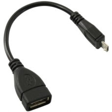 Кабель OTG USB 2.0 ExeGate EX-OTG-USB2-AFmicroBM5P-0.15 (AF/microBm 5P, 0,15м)