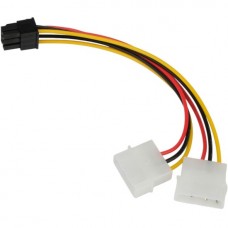 Кабель питания Cablexpert CC-PSU-63-15CM, Molex/PCIe 6pin, 15см, пакет