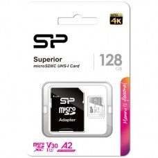 Флеш карта microSD 128GB Silicon Power Superior Pro A2 microSDXC Class 10 UHS-I U3 Colorful 100/80 M