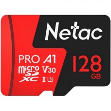MicroSD card Netac P500 Extreme Pro 128GB, retail version w/o SD adapter