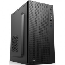 Компьютерный корпус mATX Minitower CBR MX12, без БП, 1*USB 3.0, 2*USB 2.0, HD Audio+Mic, Black