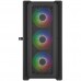 Купить Компьютерный корпус Powercase ByteFlow Micro Black  Tempered Glass  4х 120mm ARGB fans  ARGB HUB в Щелково