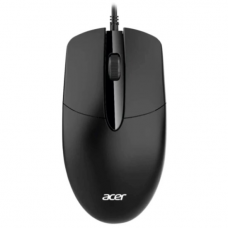 Мышь проводная Acer OMW300 черный, 1200 dpi, USB, кнопки - 3