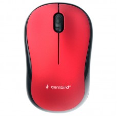 Мышь беспров. Gembird MUSW-270, 2.4ГГц, красный, 3 кнопки,1000DPI
