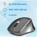 Купить Мышь беспроводная Oklick 516MW черный серебристый  1600 dpi  радиоканал  Bluetooth  USB  кнопки - 6 в Щелково