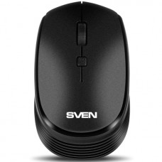 Мышь беспроводная SVEN RX-210W черный, 1400 dpi, радиоканал, USB, кнопки - 4