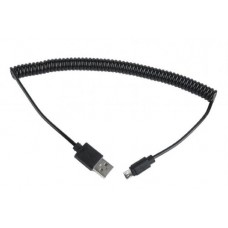 Кабель Cablexpert USB 2.0 Pro, AM/microBM 5P, 1.8м, витой, черный, пакет (CC-mUSB2C-AMBM