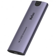 Внешний корпус для SSD Netac WH51 External SSD Case M.2 NVMe/SATA, with A to C cable, Aluminum