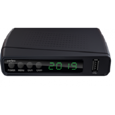 Perfeo DVB-T2/C приставка STREAM для цифр.TV, Wi-Fi, IPTV, HDMI, 2 USB, DolbyDigital, пульт ДУ