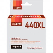 Картридж EasyPrint IC-PG440XL для Canon PIXMA MG2140/2240/3140/3240/3540/3640/4140/4240/MX374/394/43