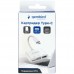 Купить Картридер Type-C  2 0  Gembird FD2-MSD-2  3в1  SD  TF  MicroSD   USB2 0  кабель 10см  белый в Щелково