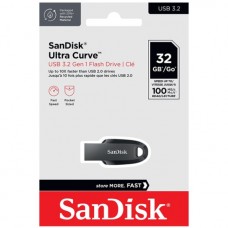 Флеш накопитель 32GB SanDisk CZ550 Ultra Curve, USB 3.2, Black