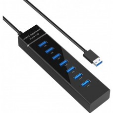 Хаб USB KS-is KS-569 1xUSB 3.0 6xUSB 2.0 F в USB 3.0 Type A M с БП