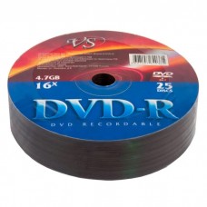 Диск DVD-R VS 4.7 Gb, 16x, Shrink (25)