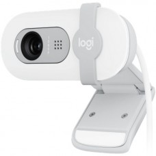 Веб-камера Logitech Webcam Brio 100, 1920x1080, OFF-WHITE, защитная шторка, 960-001617