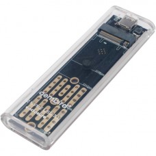 Внешний корпус Gembird EEM2-NVME-2 USB 3.1 для M2 NVME порт Type-С, пластик, прозрачный