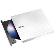 Привод Внешний DVDRW ASUS SDRW-08D2S-U LITE (USB, Slim, белый, Cyberlink Power2Go (Burn) ) Retail