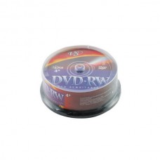 Диск DVD+RW VS 4.7 Gb, 4x, Cake Box (25), (25/250).