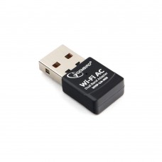 Сетевой адаптер двухдиапазонный Wi-Fi мини USB-адаптер Gembird 600 Мбит, USB, 802.11b/g/n/ac/а