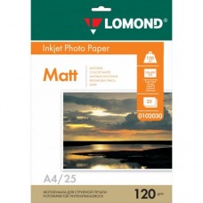 Lomond Бумага матовая односторонняя, А4, 120 г/м2, 25 листов