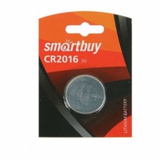 Батарейка литиевая Smartbuy, CR2016-1BL, блистер, 1 шт.  2476853