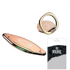 Держатель-кольцо для телефона YOLKKI Mars розовое золото