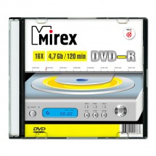 Диск DVD-R Mirex 16x  4,7Gb Slim