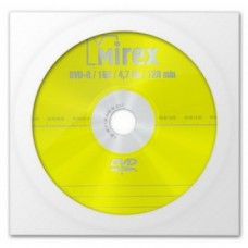 Диск DVD+R Mirex 4.7ГБ, 16x, бумажный конверт