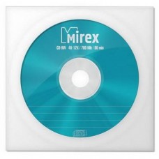 Диск CD-RW Mirex 700МБ, 12x, бумажный конверт