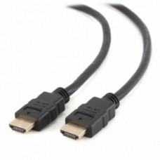 Кабель HDMI Gembird/Cablexpert CC-HDMI4-0.5M, 0.5м, v1.4, 19M/19M, черный, позол.разъемы, экран
