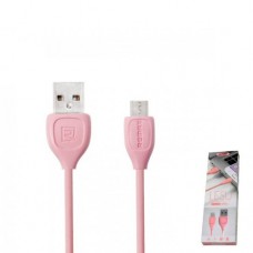 Кабель USB - micro USB REMAX Lesu RC-050m круглый розовый (1м) /max 1,5A/