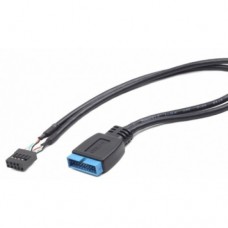 Кабель внутренний USB2 - USB3 Cablexpert CC-U3U2-01, 9pin/19pin, 0.3m, (для корпусов)