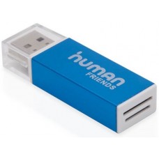 Картридер Human Friends Speed Rate Glam Blue, All-in-one, Micro MS(M2), SD, T-flash, MS-DUO, MMC,