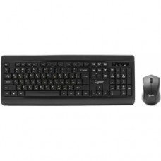 Клавиатура + мышь Gembird KBS-8001 черный USB беспров. 2.4ГГц/10м, 1000DPI, мини-приемник