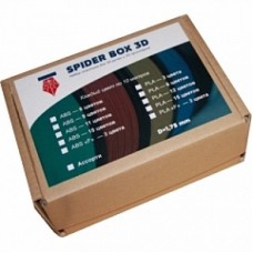 Комплект PLA-12 пластика для 3D ручки Spider Box №12, 1,75 мм, 12 цветов по 10 метров