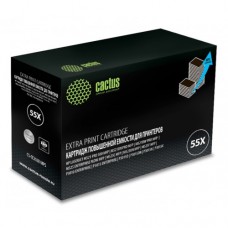 Лазерный картридж CACTUS CE255X-mps для HP LaserJet P3015 (Черный)15000k
